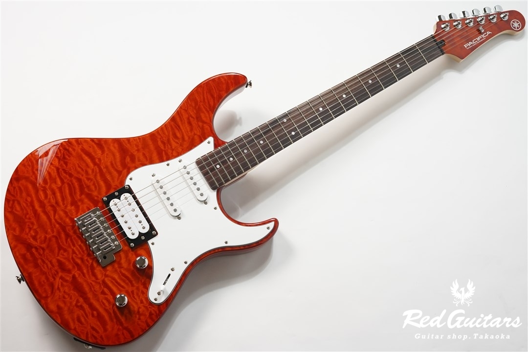 美品YAMAHA PACIFICA212VQM CMB CaramelBrown Yamaha PAC212V Quilted Maple Top Electric Guitar Tobacco